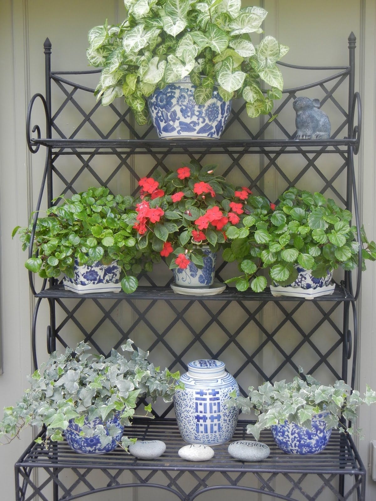 Wrought Iron Bakers Rack Outdoor | Foter